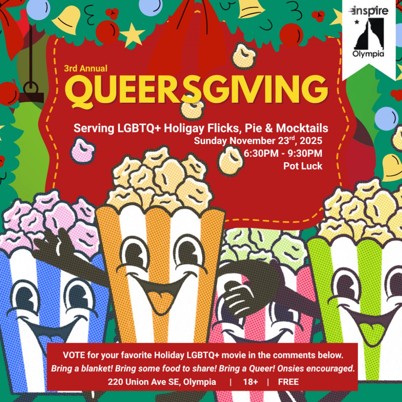Capital City Pride\u2019s 3rd Annual Queersgiving