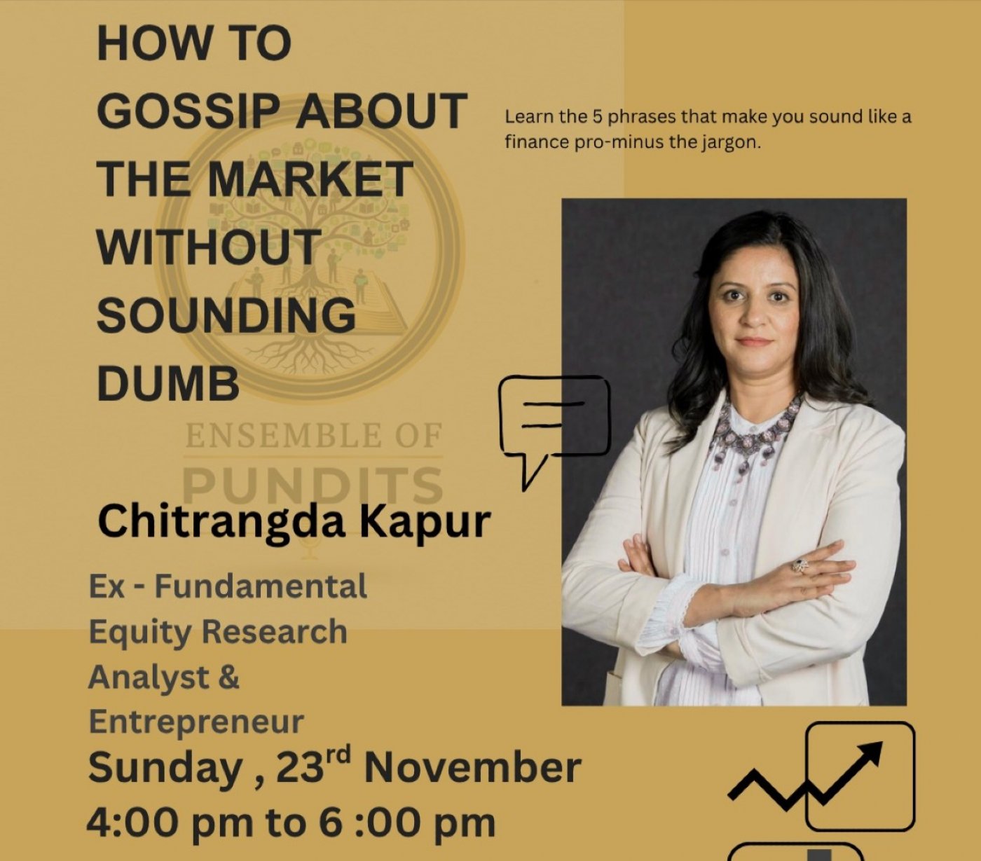 How to gossip about the market without sounding dumb - hosted by The Ensemble of Pundits