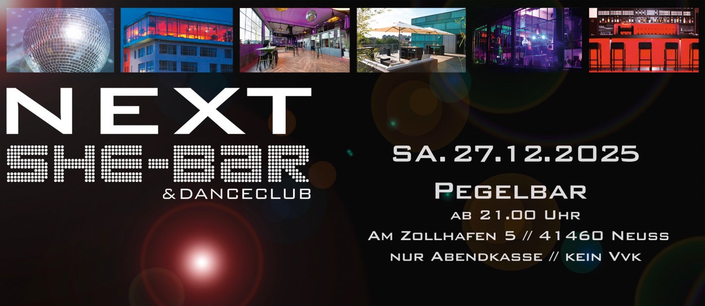 SHE-BAR & Danceclub - die Frauenparty in Neuss (Krefeld, D\u00fcsseldorf, K\u00f6ln, NRW)
