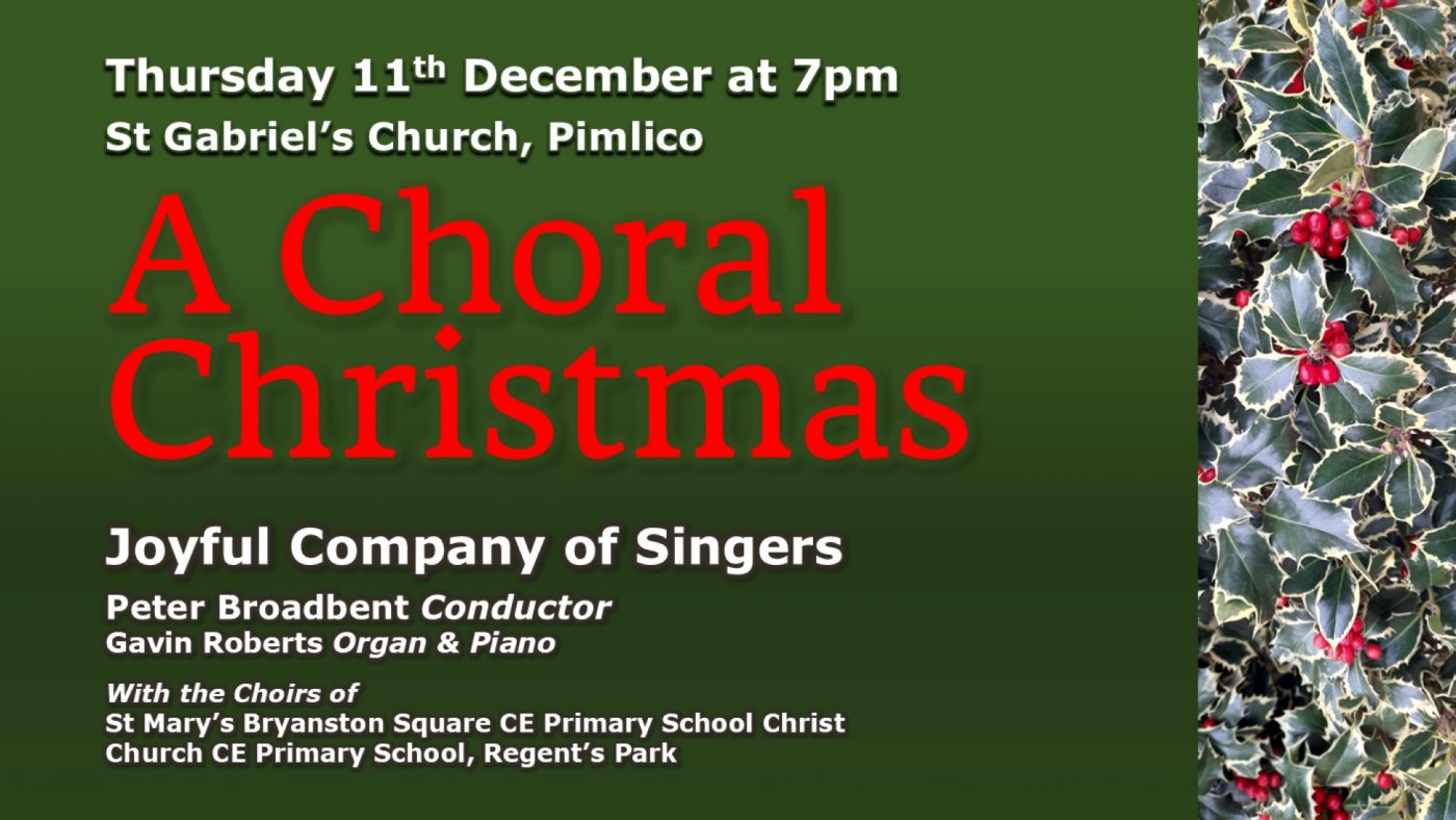 A Choral Christmas - Joyful Company of Singers