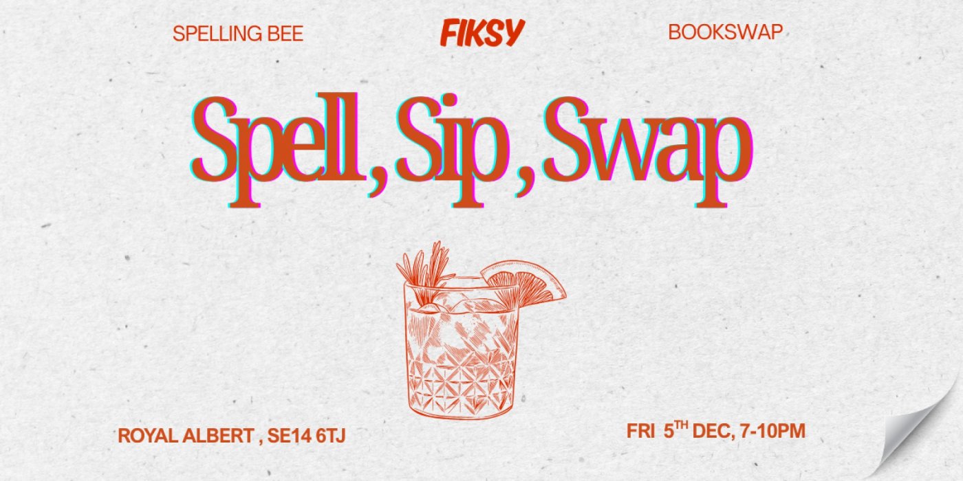 Spell, Sip, Swap! An Adults-only Spelling Bee and Bookswap