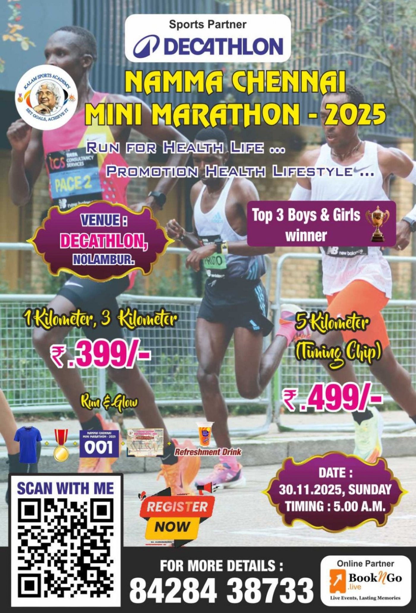 Namma Chennai mini marathon 2025