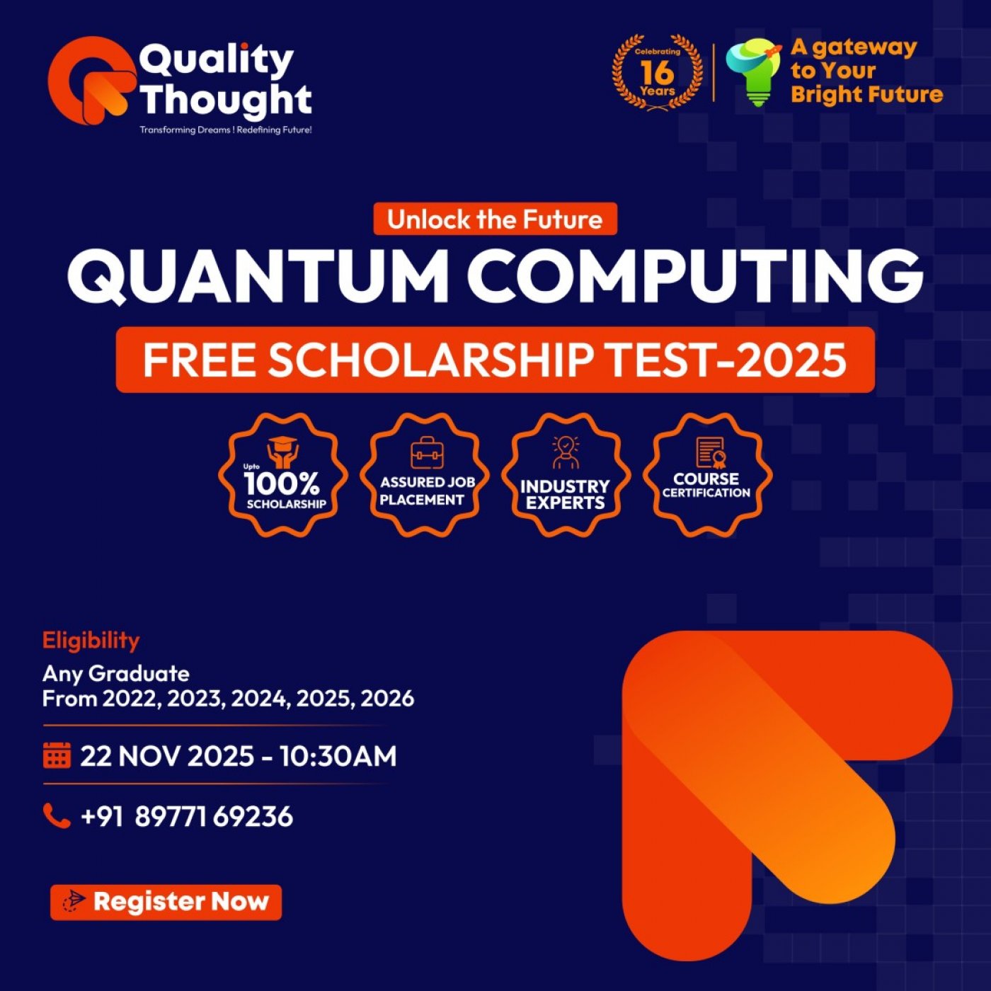 \u2728 Quantum Computing \u2013 Free Scholarship Test 2025 | Quality Thought \u2728