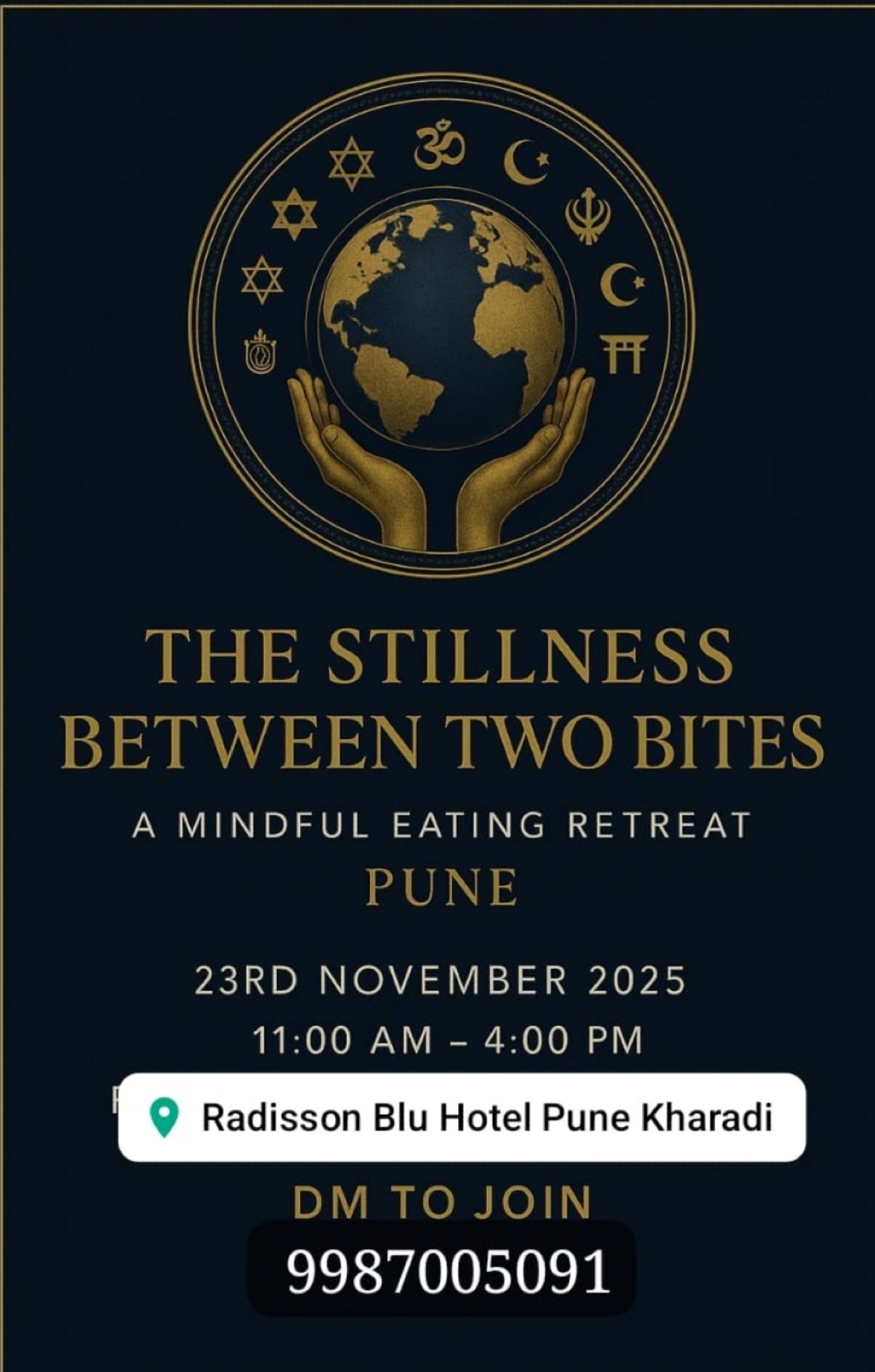 \u201cThe Stillness Between Two Bites\u201d A Mindful Eating Retreat \u2014 Pune