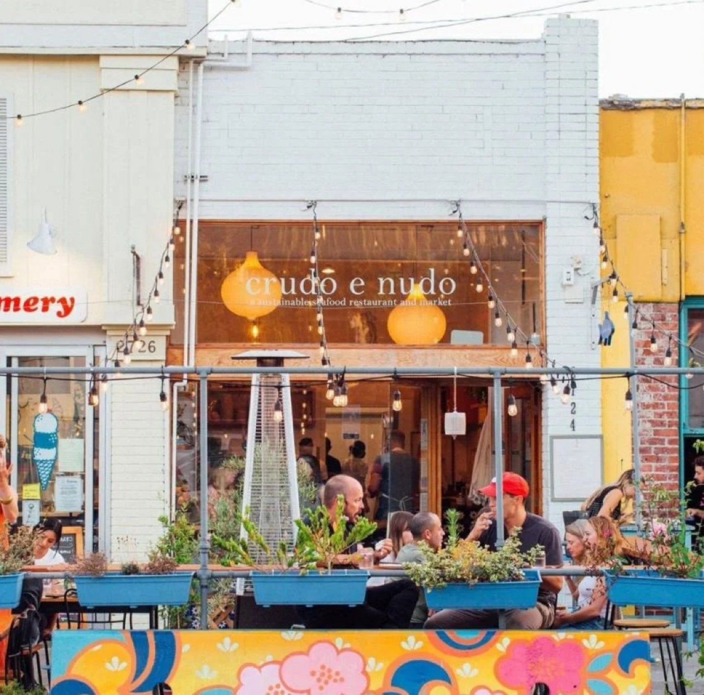 The Dinner Table at Crudo e Nudo (Santa Monica)