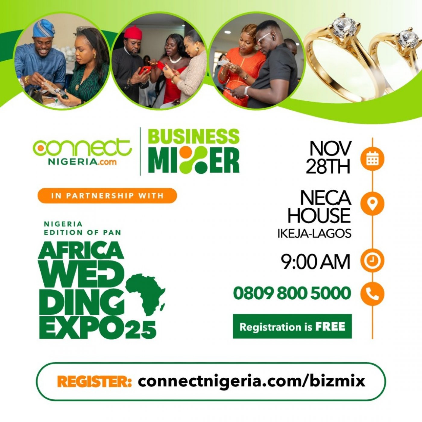 Connect Nigeria and Africa Wedding Expo November 2025 Business Mixer