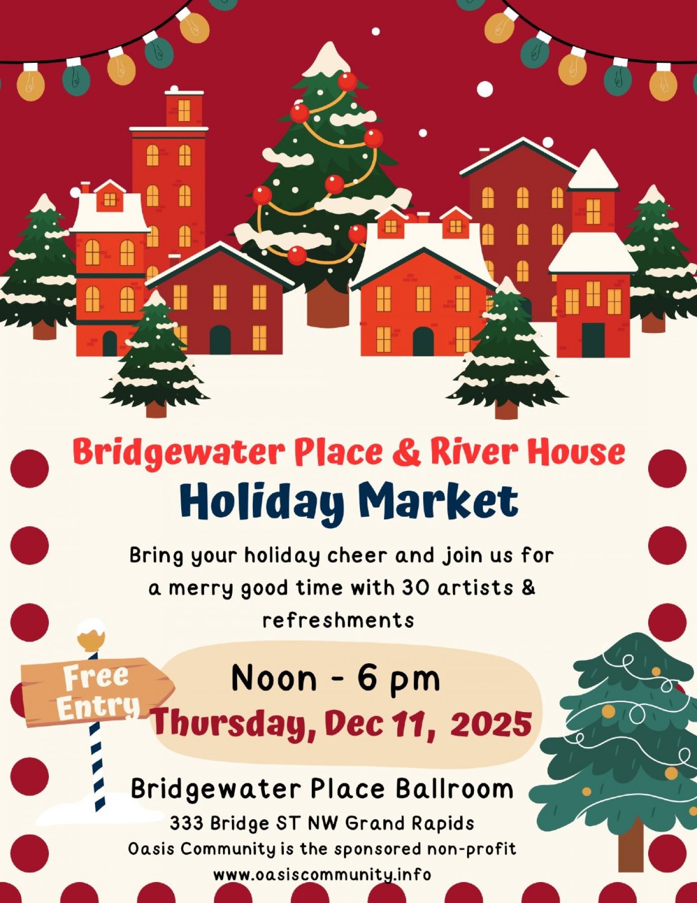 Bridgewater Place Holiday Market Dec 11th