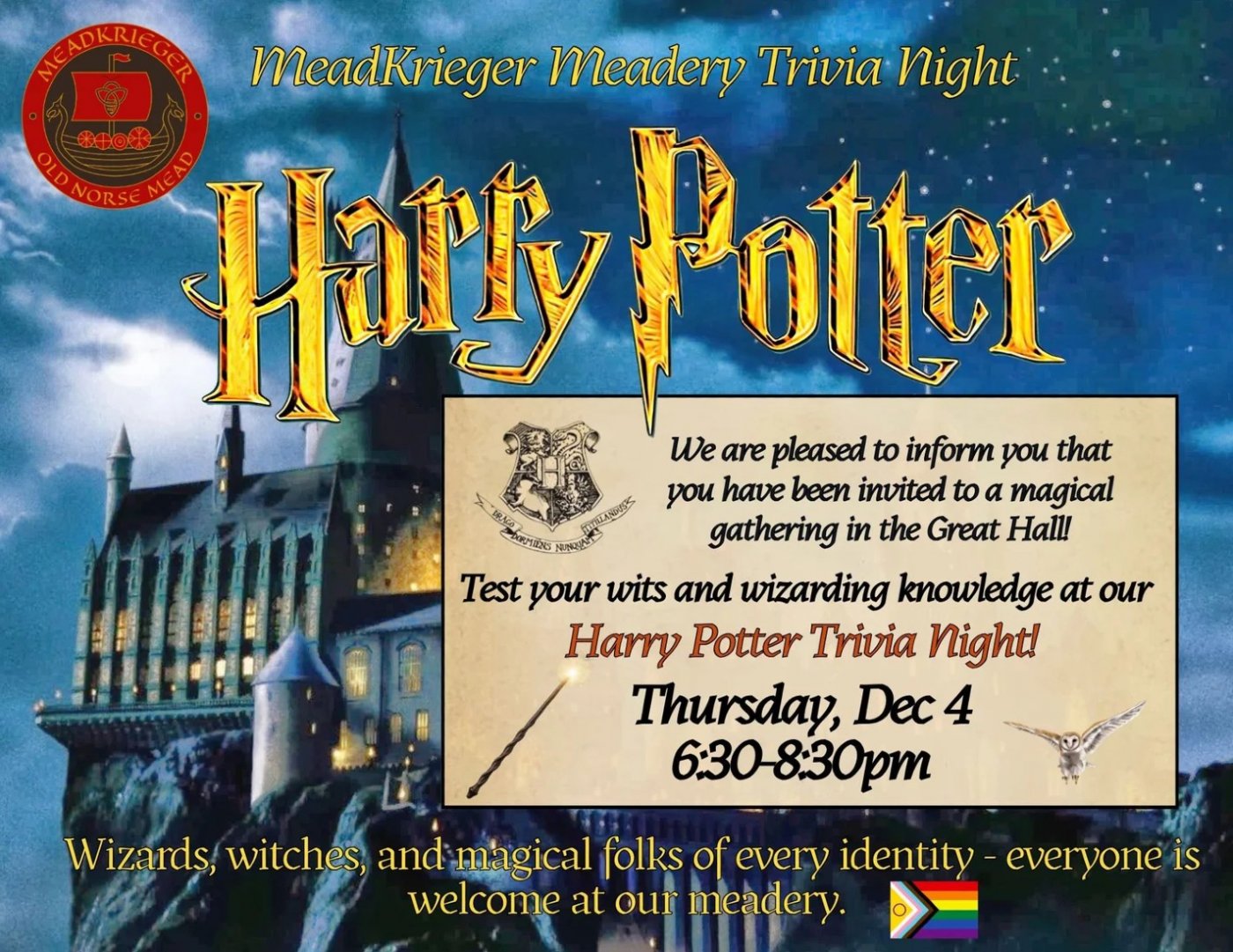 Harry Potter Trivia Night!