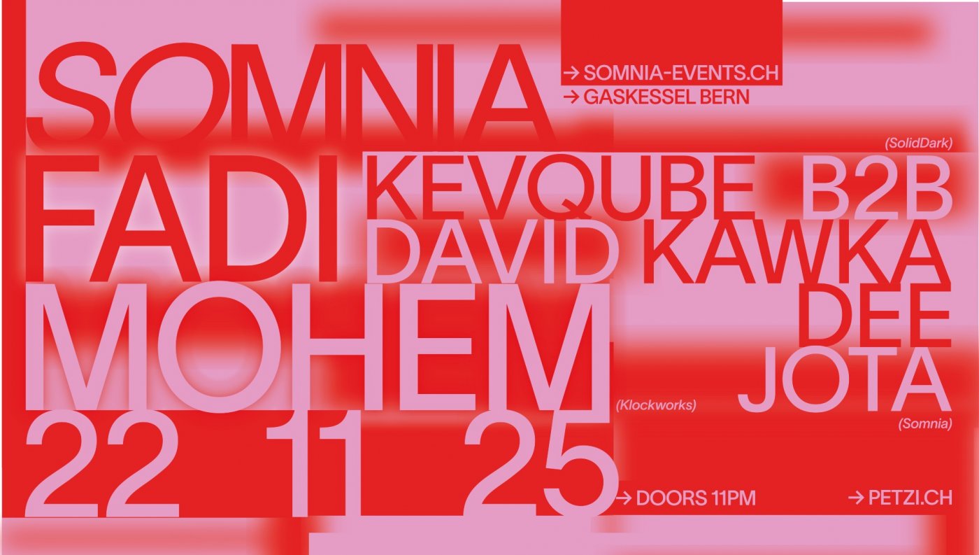 Somnia w\/ FADI MOHEM (Berlin, De)