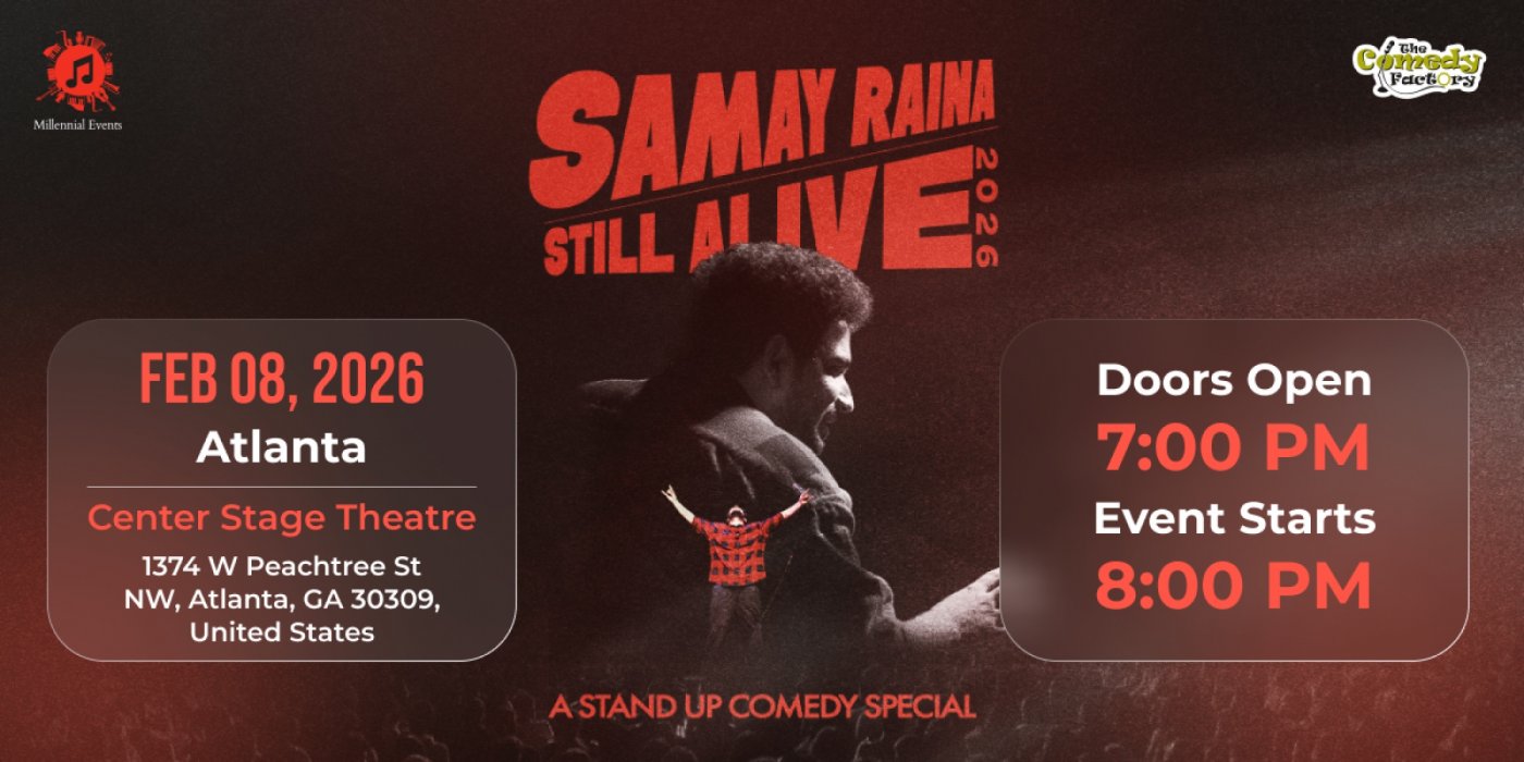 Samay Raina "Still Alive" - Atlanta - 8th Feb, 2026