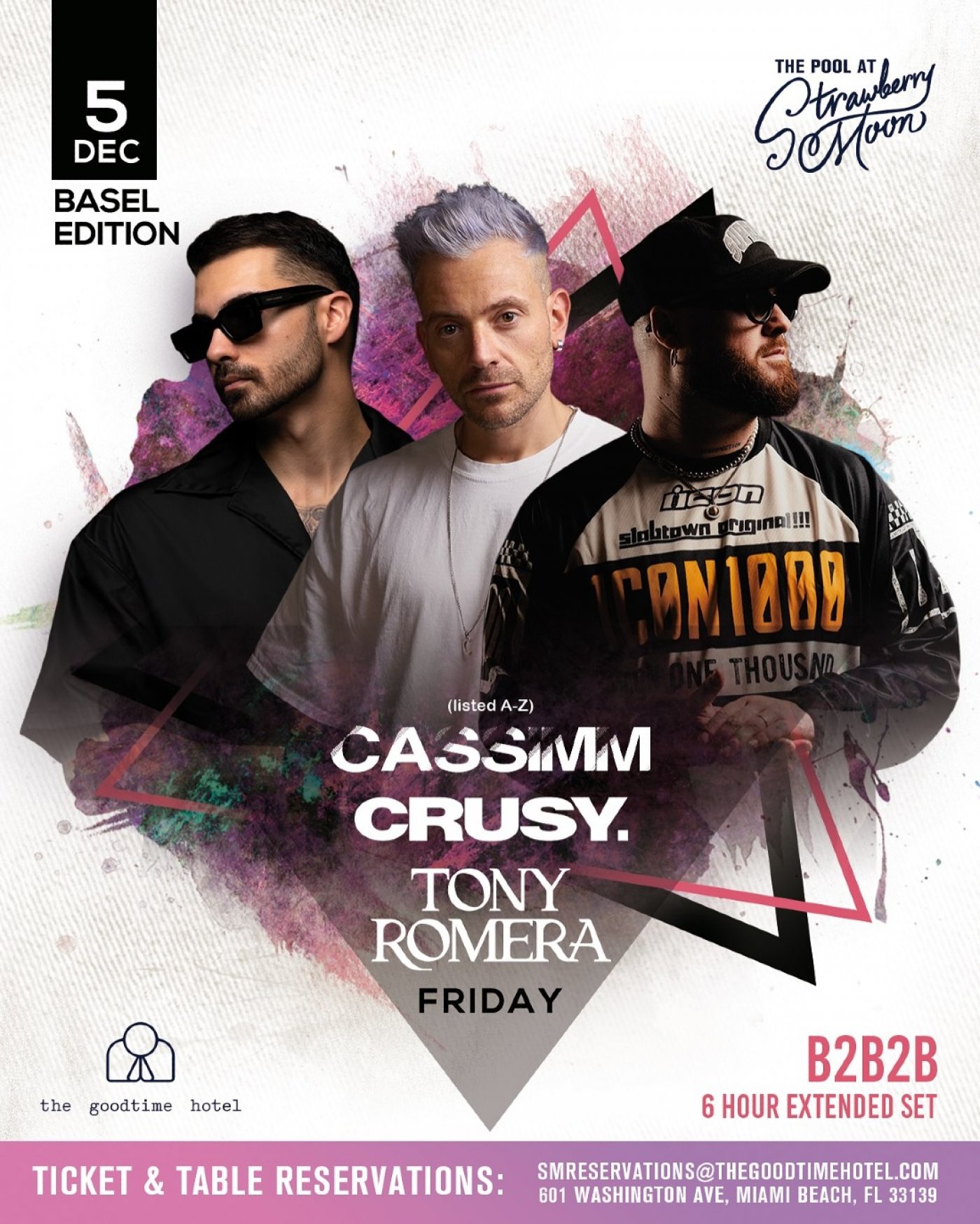 The Pool at The Goodtime Hotel\u2019s Miami Art Week