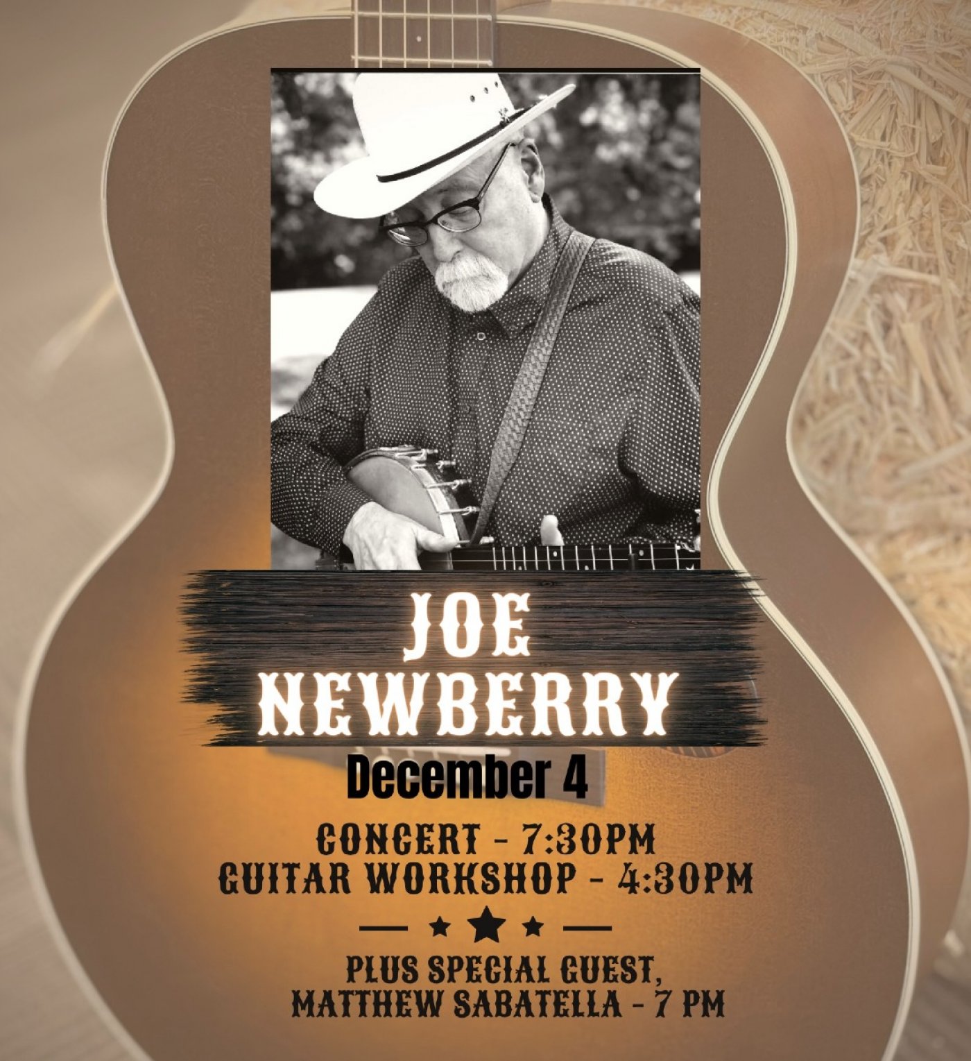 Joe Newberry Live in Concert and Guitar Workshop