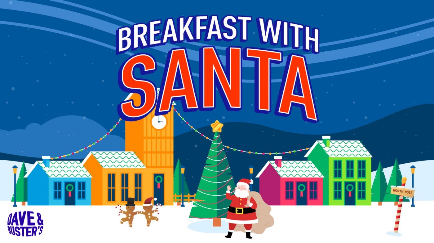 Dave and Buster's Rancho Mirage Breakfast with Santa 2025