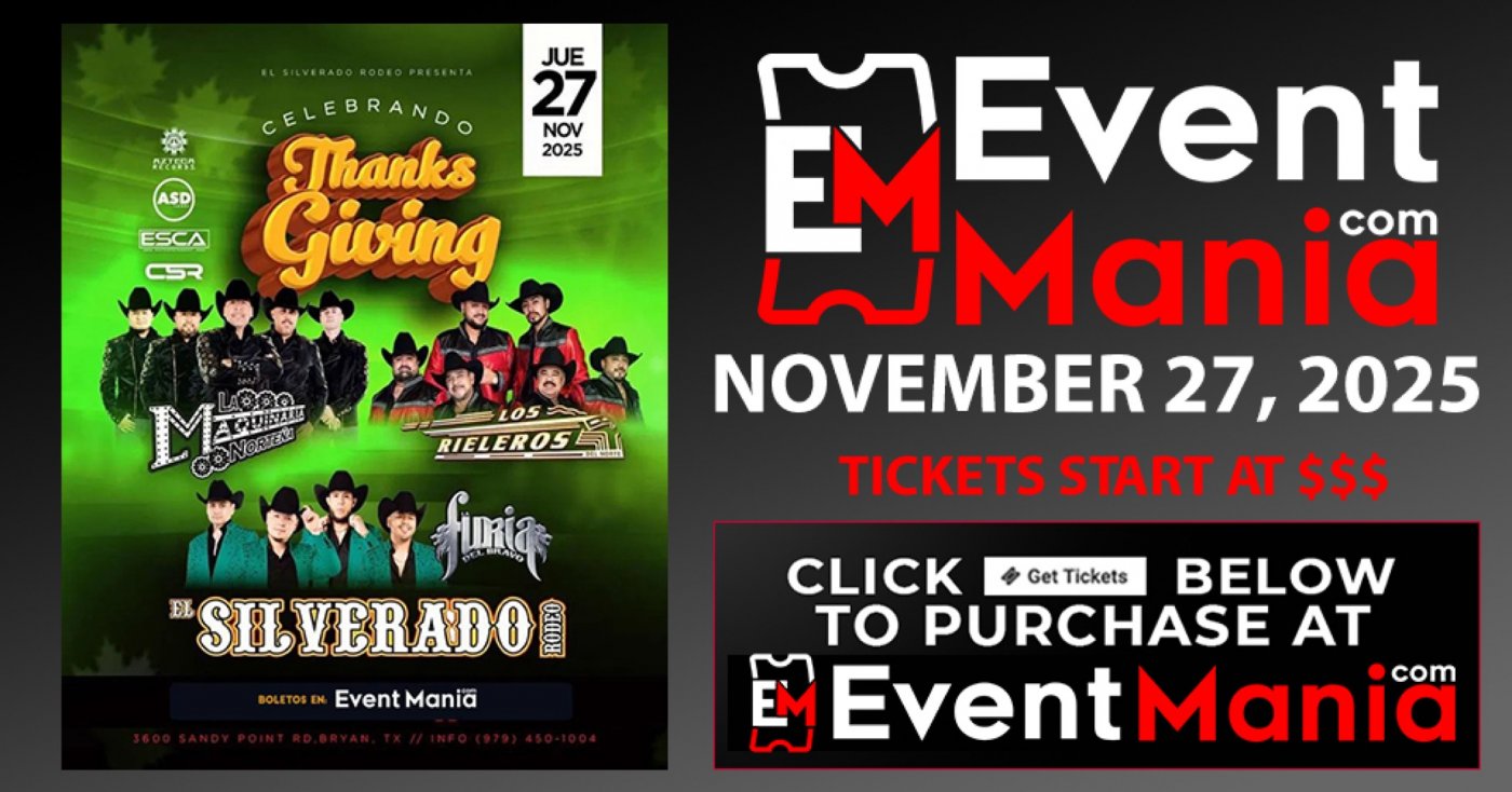 La Maquinaria Norte\u00f1a, Los Rieleros del Norte - Bryan, TX