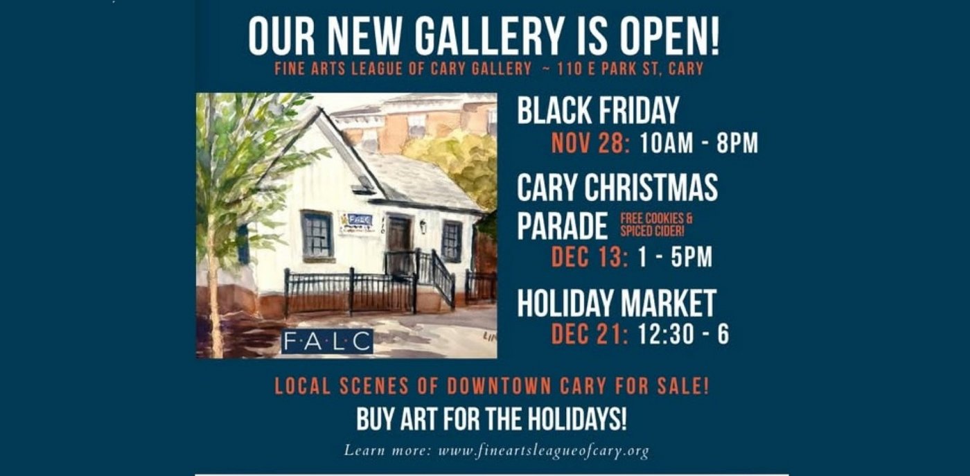 Cary Art Gallery Open House Nov. 28