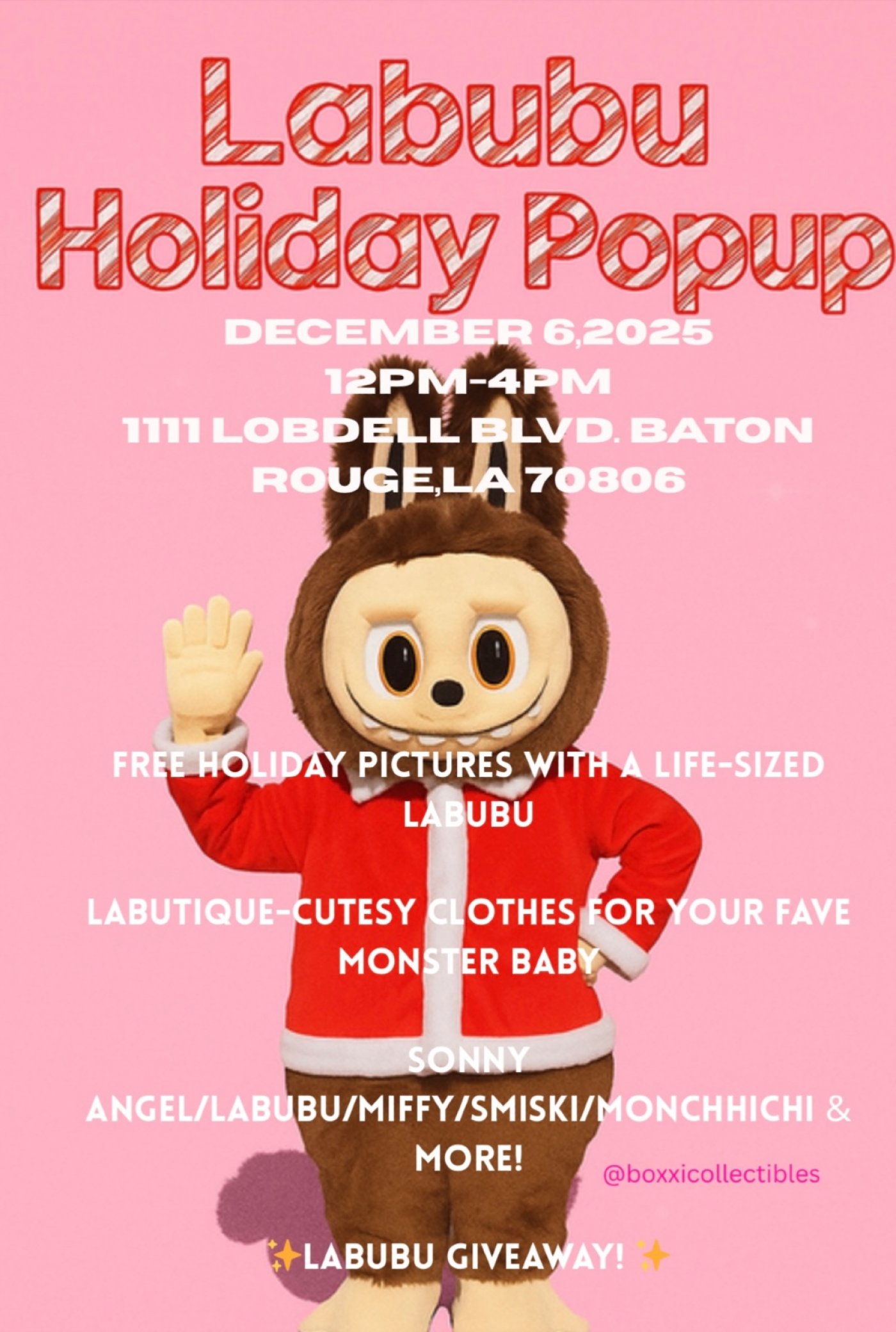 LABUBU Holiday Pop-up