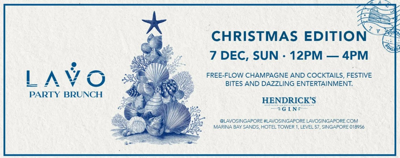 Dec 7th: Festive DJ Brunch at LAVO with Hendrick\u2019s Gin, Singapore