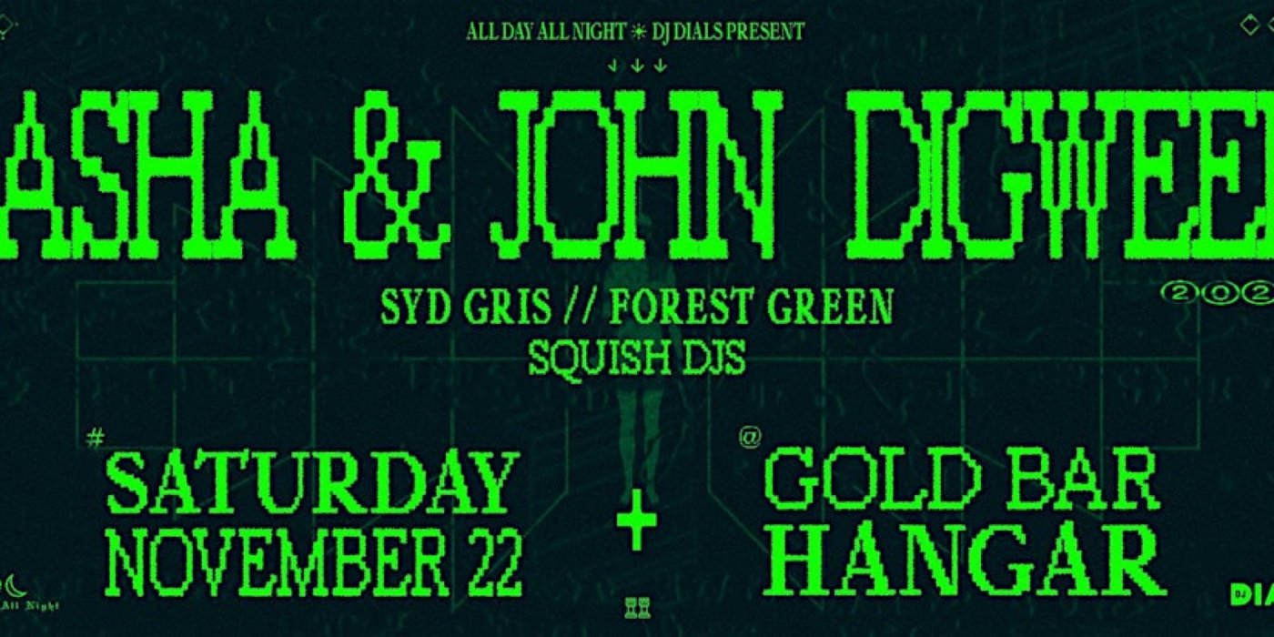 Sasha & John Digweed at Gold Bar Hangar