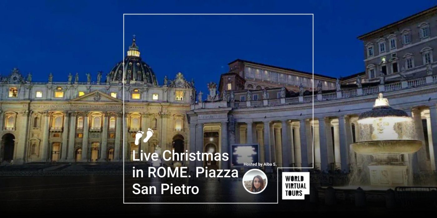 Live CHRISTMAS in ROME. Piazza San Pietro