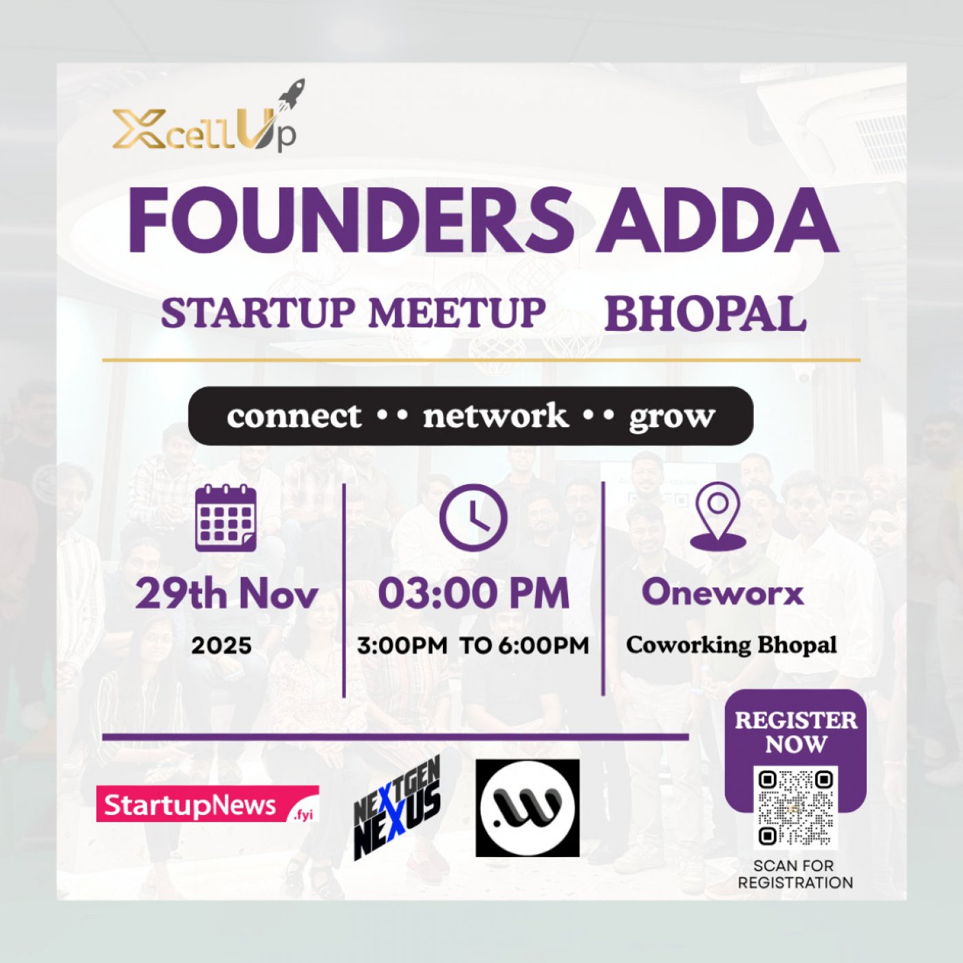Founders Adda Startup Meetup Bhopal