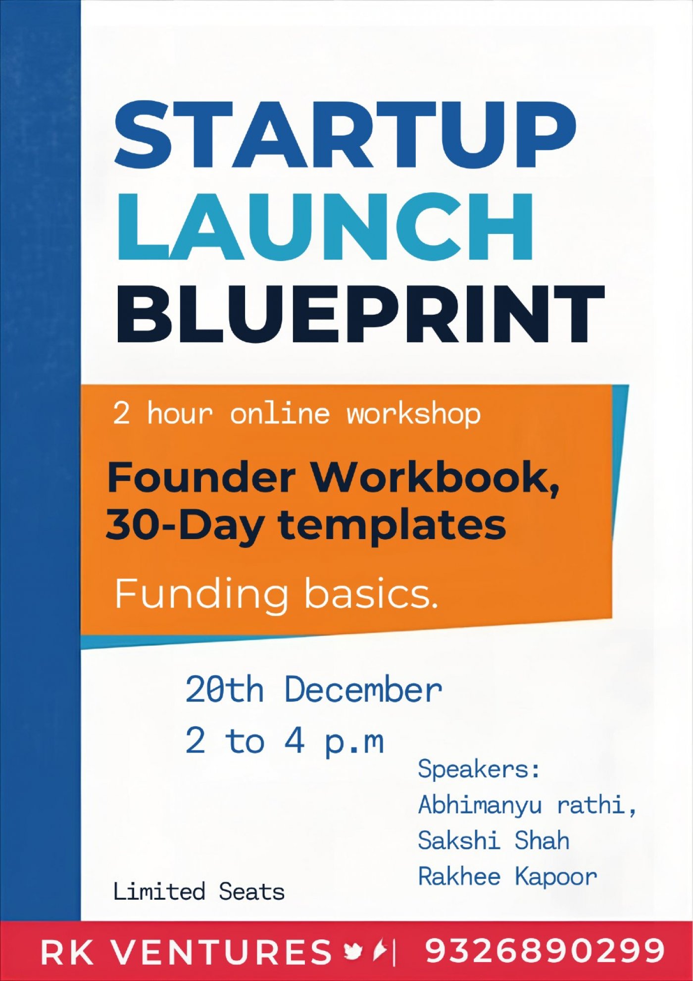  LAUNCH YOUR STARTUP \u2014 2-Hour LIVE Workshop