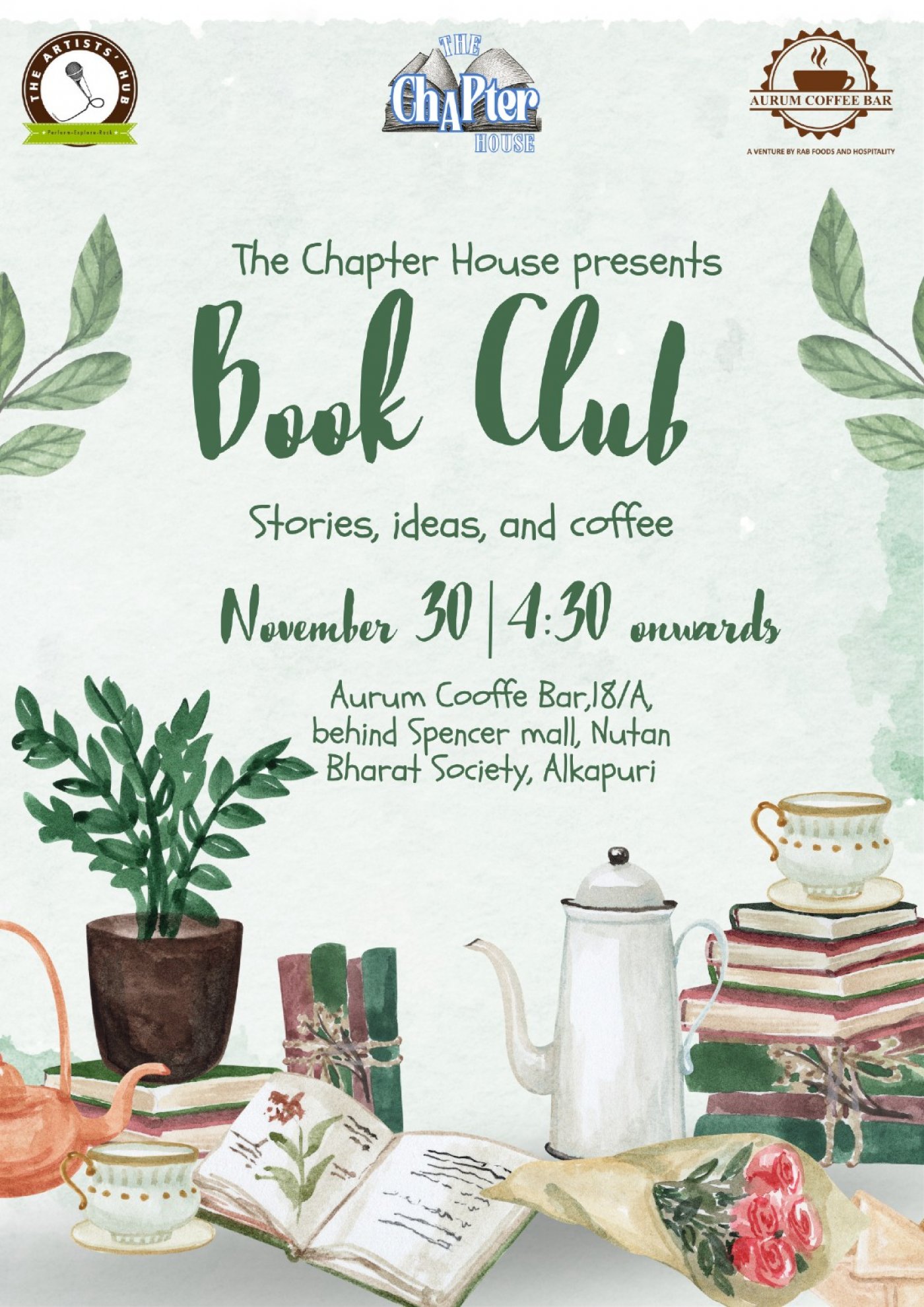 Book club by The Chapter House