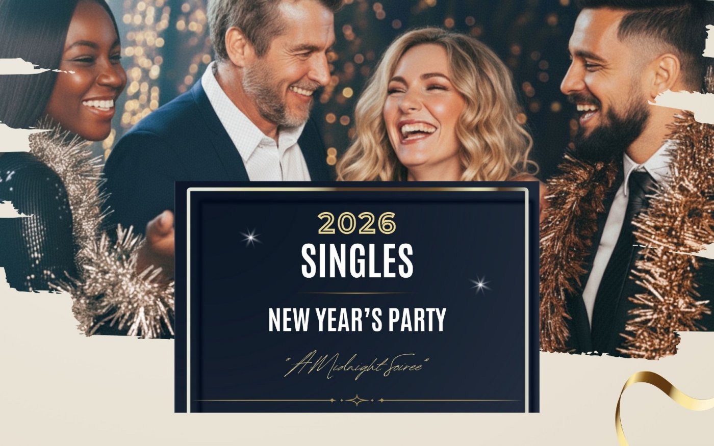 Singles New Year\u2019s Eve Event Burlington "A Midnight Soiree"