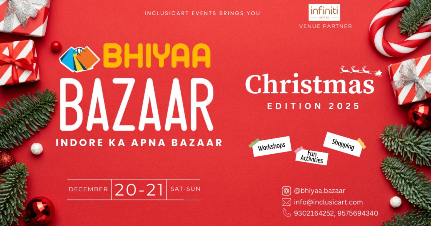 Bhiyaa Bazaar \u2013 Christmas Flea Market Indore 2025
