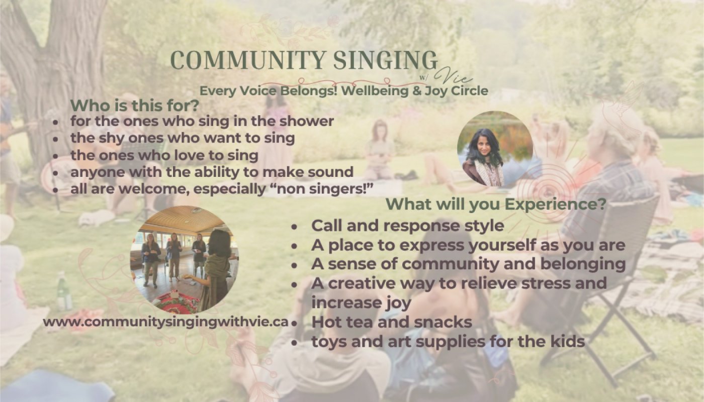 Community Singing With Vie