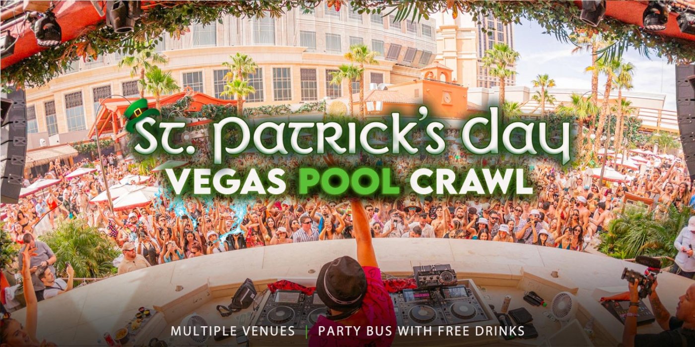 St Patrick\u2019s Day Las Vegas Pool Crawl