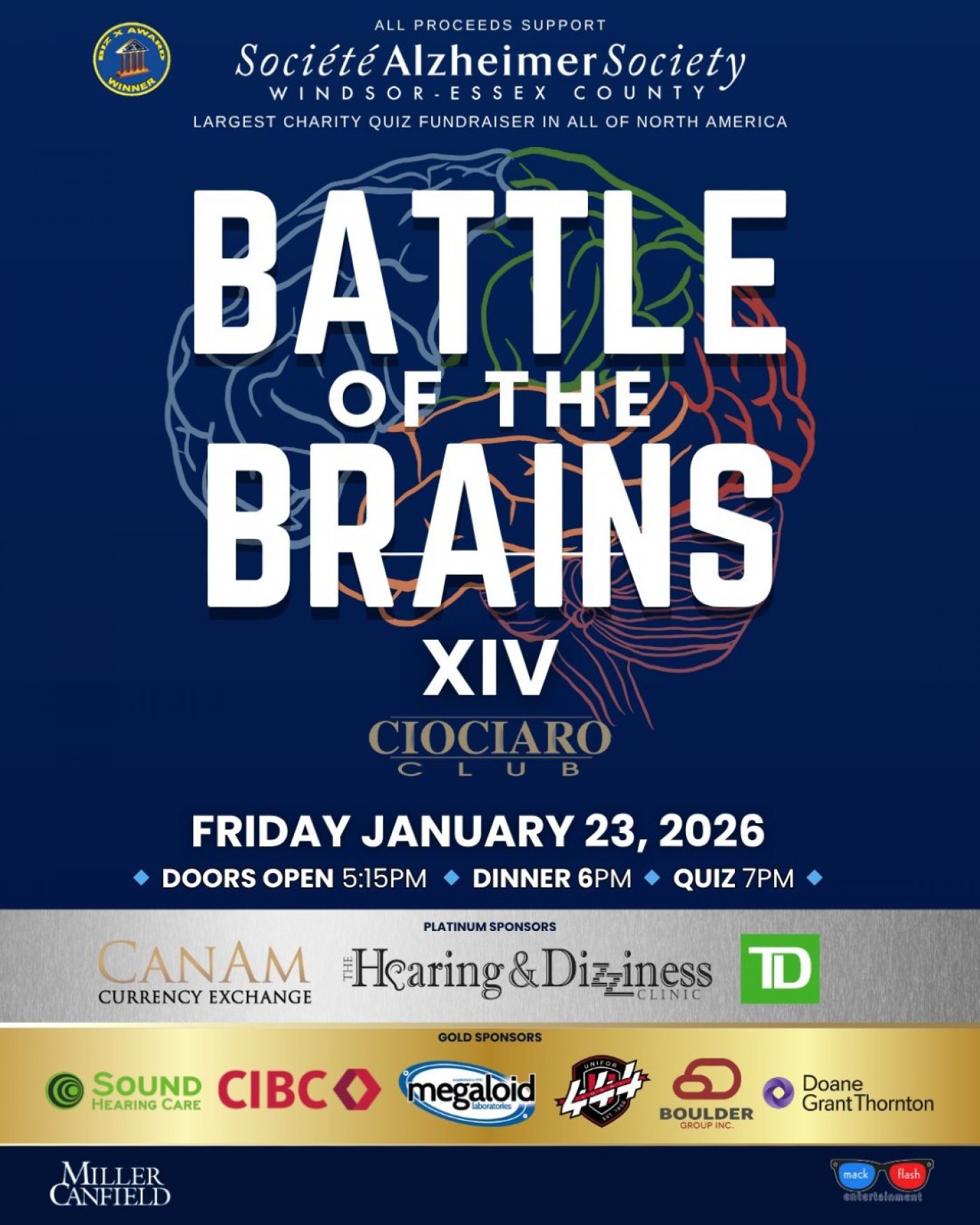 Battle of the Brains Dinner & Trivia Challenge XIV