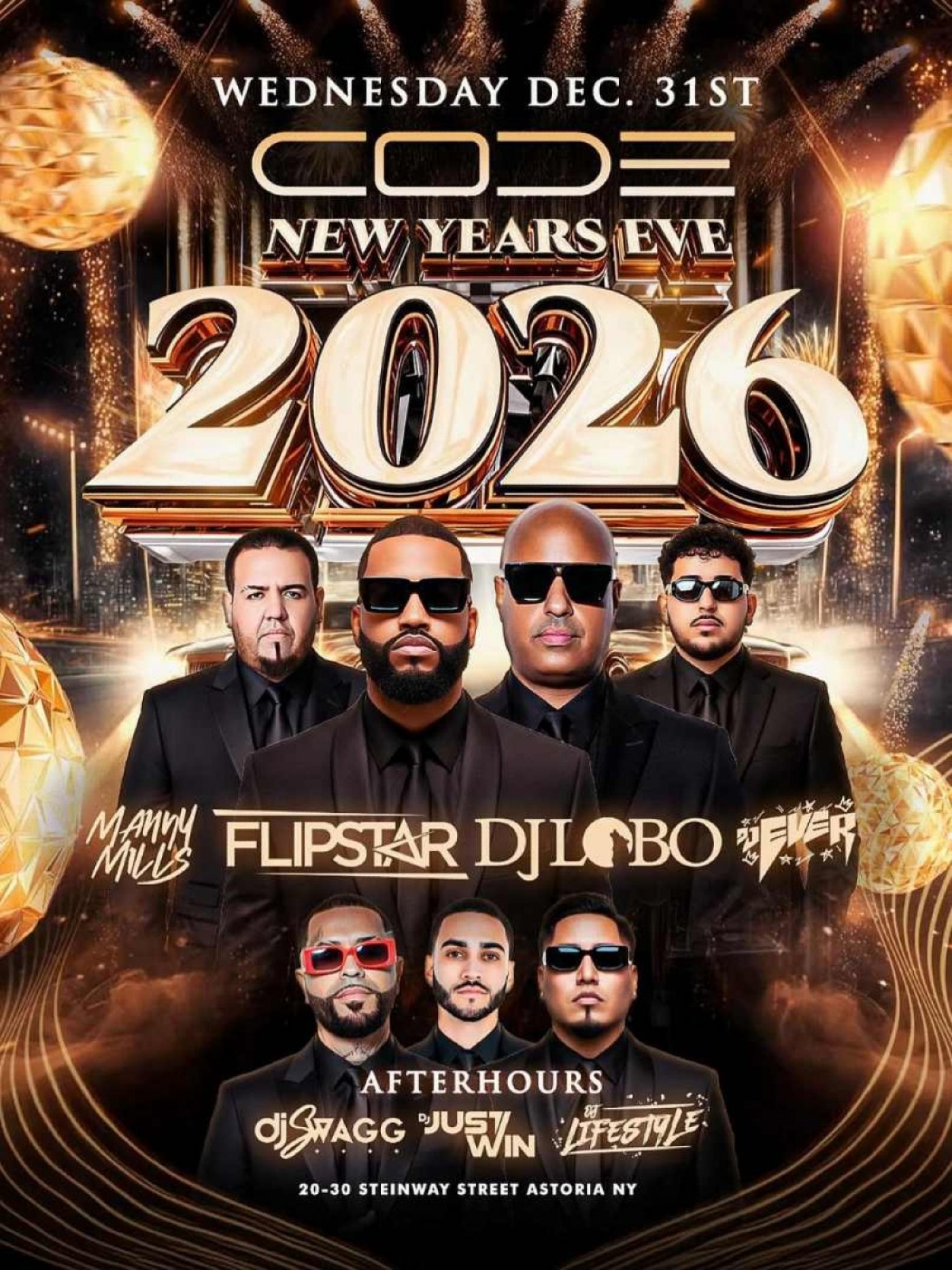 CODE Astoria New Year\u2019s Eve 2026 \u2013 Latin Nightlife Celebration in Queens
