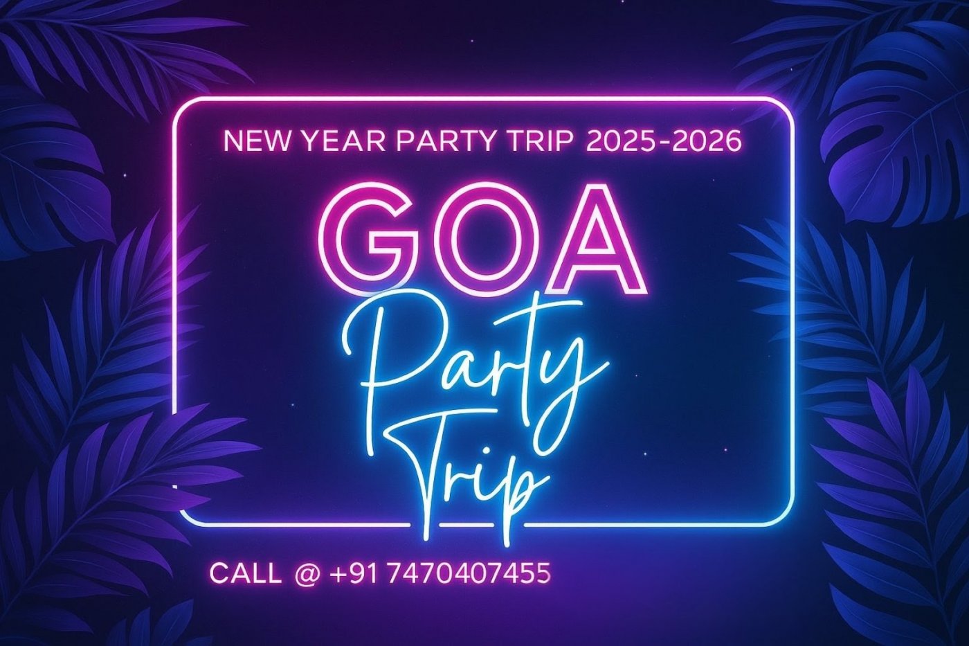 TMT Goa New Year Party Trip From Bangalore- Best New Year In Bangalore to Goa Tour Package 2025-26