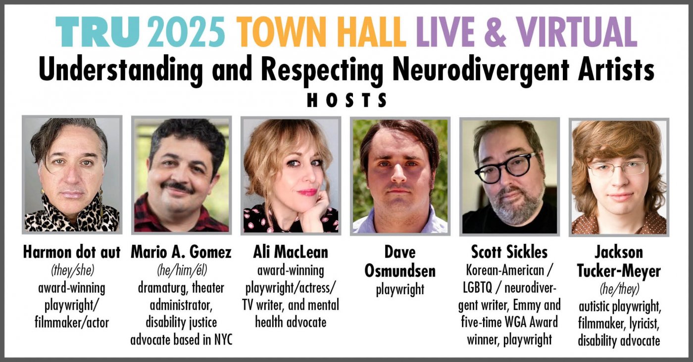 TRU: Live (and Virtual) Town Hall Understanding and Respecting Neurodivergent Artists