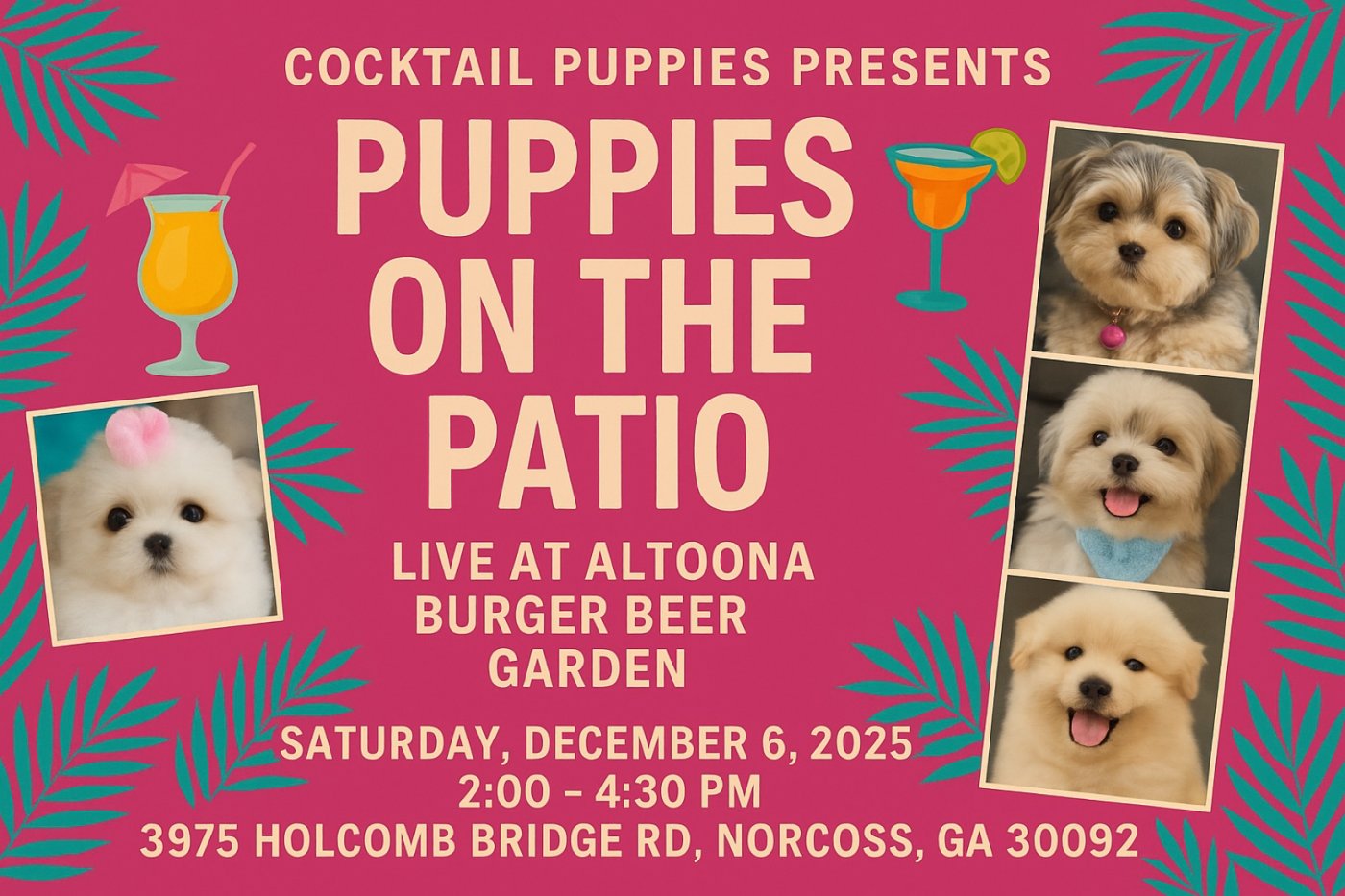 Cocktail Puppies presents Puppies on the Patio