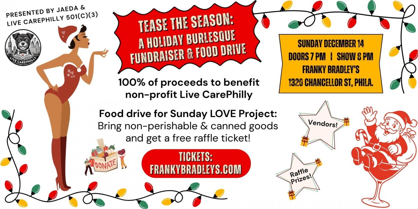 Tease the Season: A Holiday Burlesque Fundraiser & Food Drive