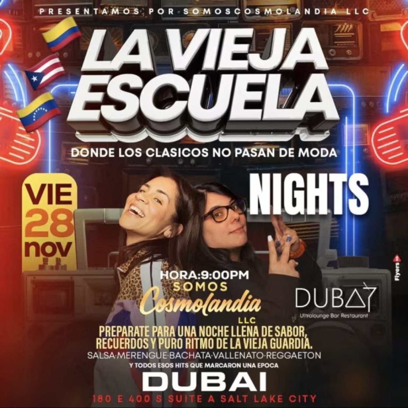 La Vieja Escuela Nights \u2013 Every Friday at Dubai Lounge