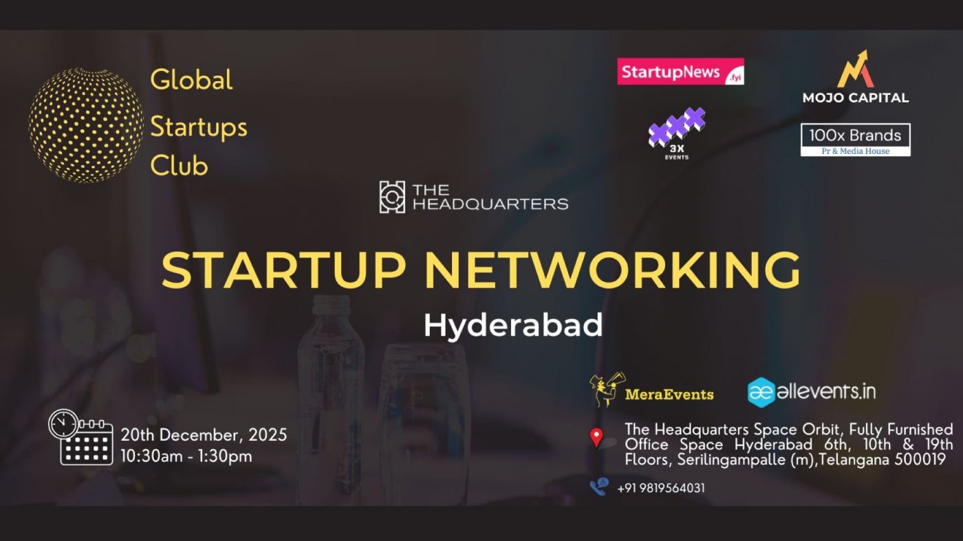 GLOBAL STARTUPS CLUB l STARTUP NETWORKING Hyderabad 2025