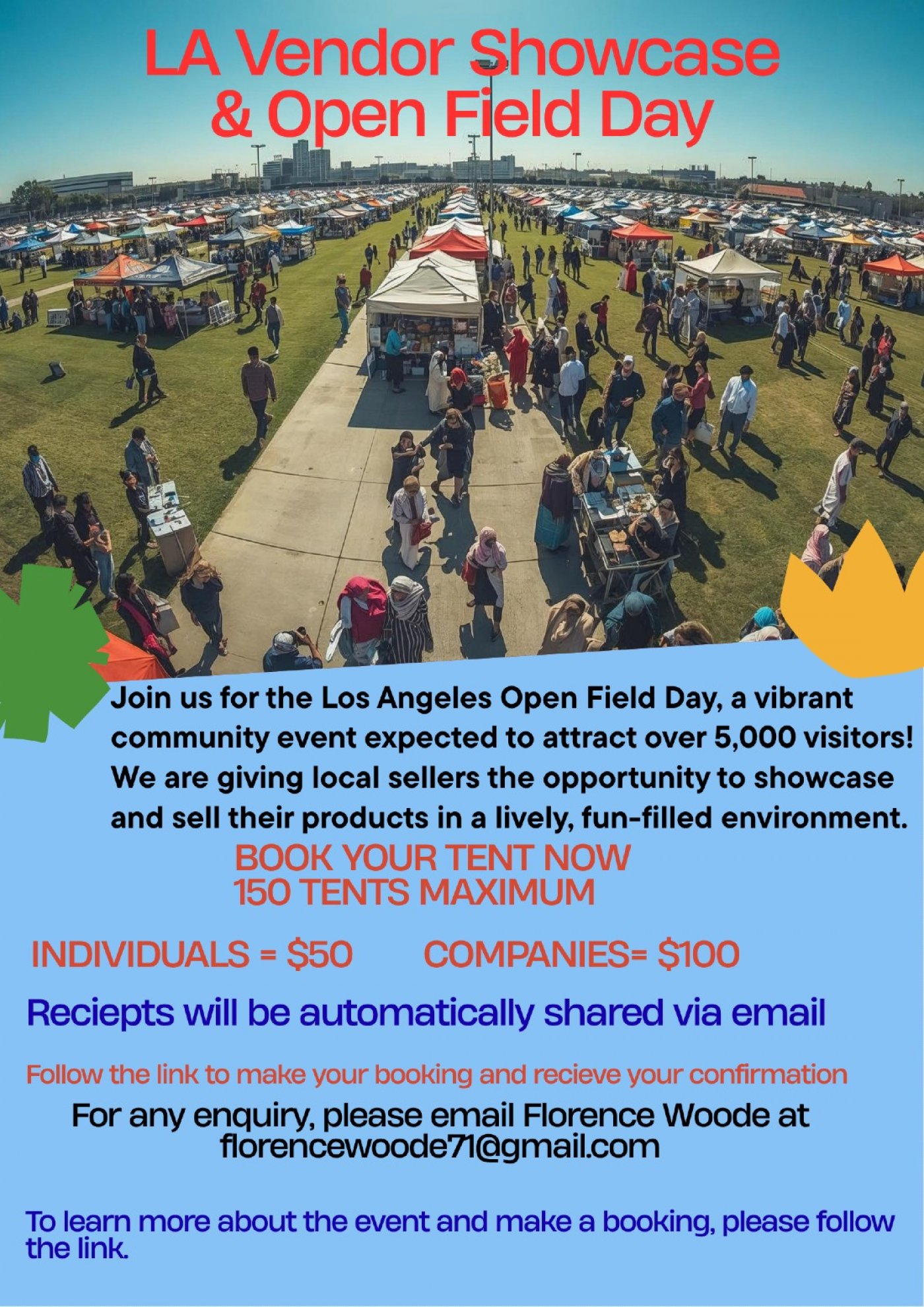 \ud83c\udf89 LA Vendor Showcase & Open Field Day \u2013 Dec 1, 2025! \ud83c\udf89