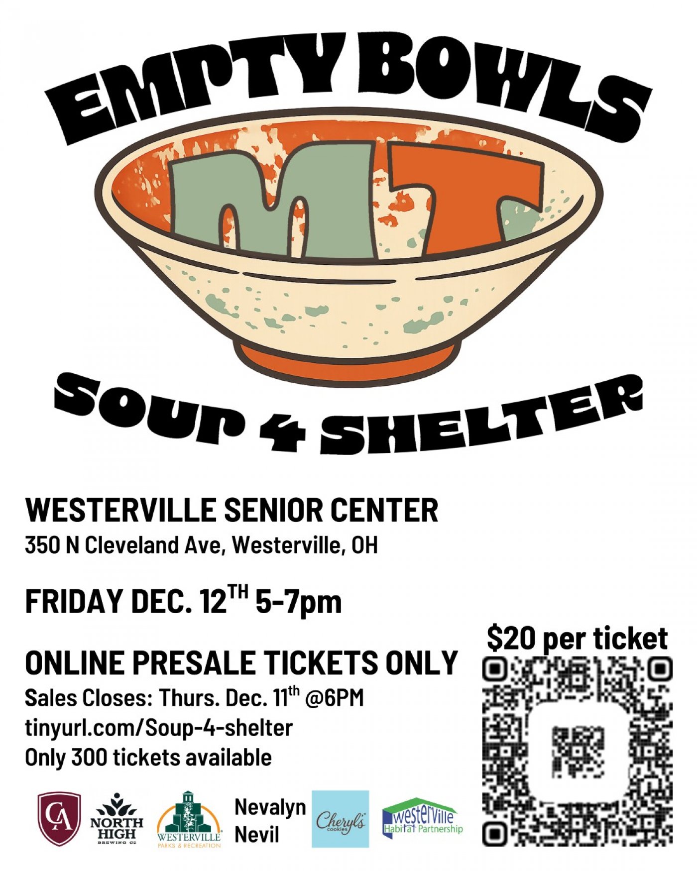 Empty Bowls (Soup for Shleter)