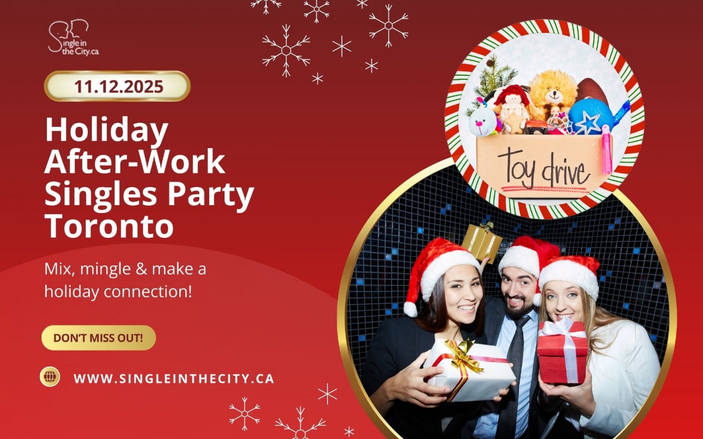 Toronto Holiday After-Work Singles Mixer