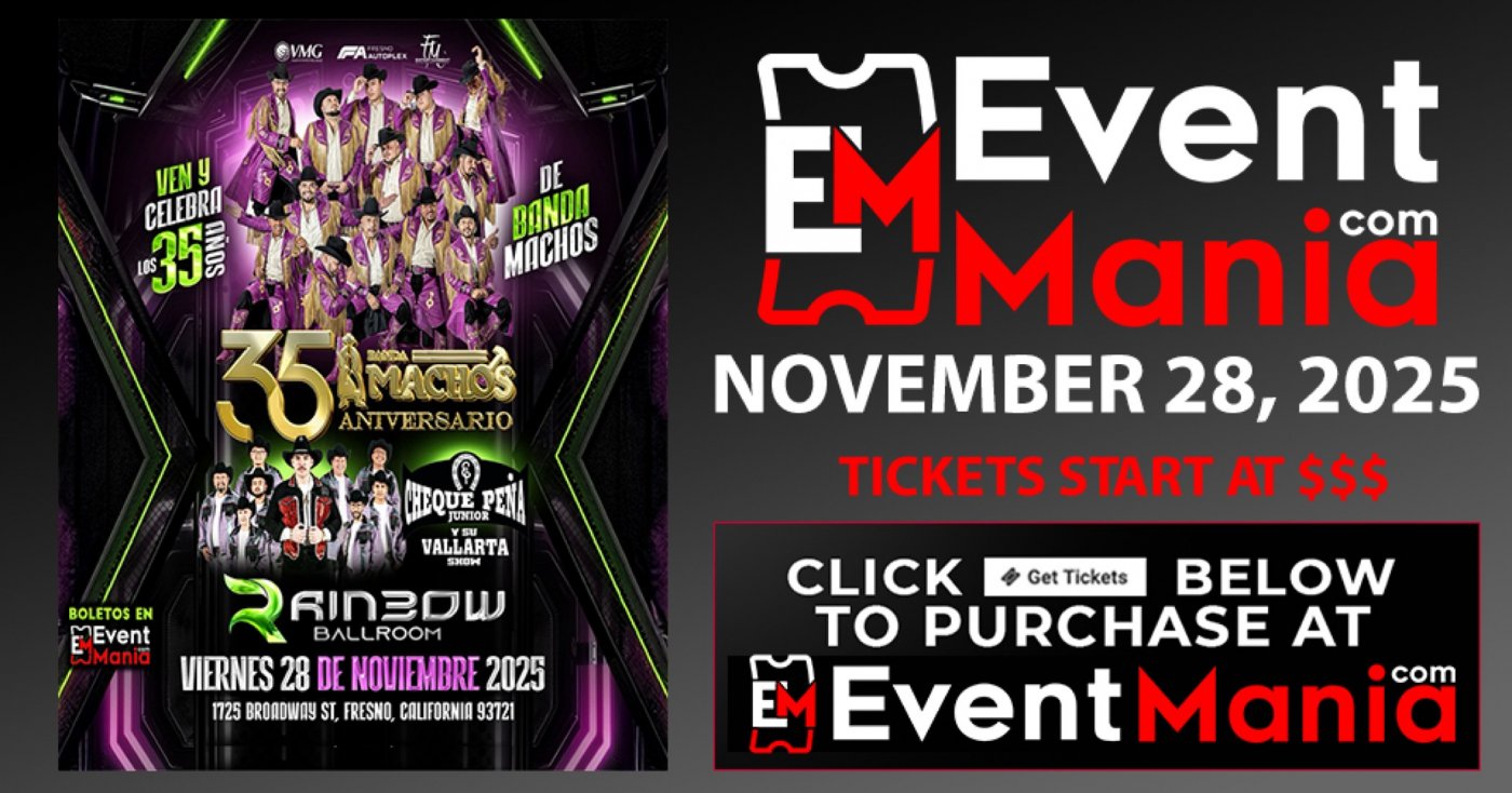 Banda Machos, Cheque Pe\u00f1a Jr - Fresno, CA