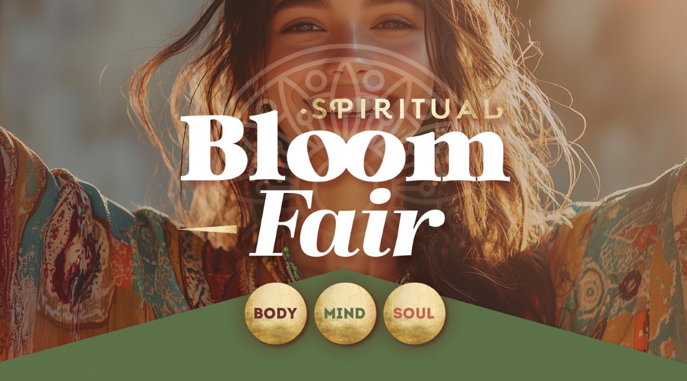 Spirituele Beurs Bloom Fair \u2022 8 februari 2026 \u2022 Zaal Fenix \u2022 Ieper