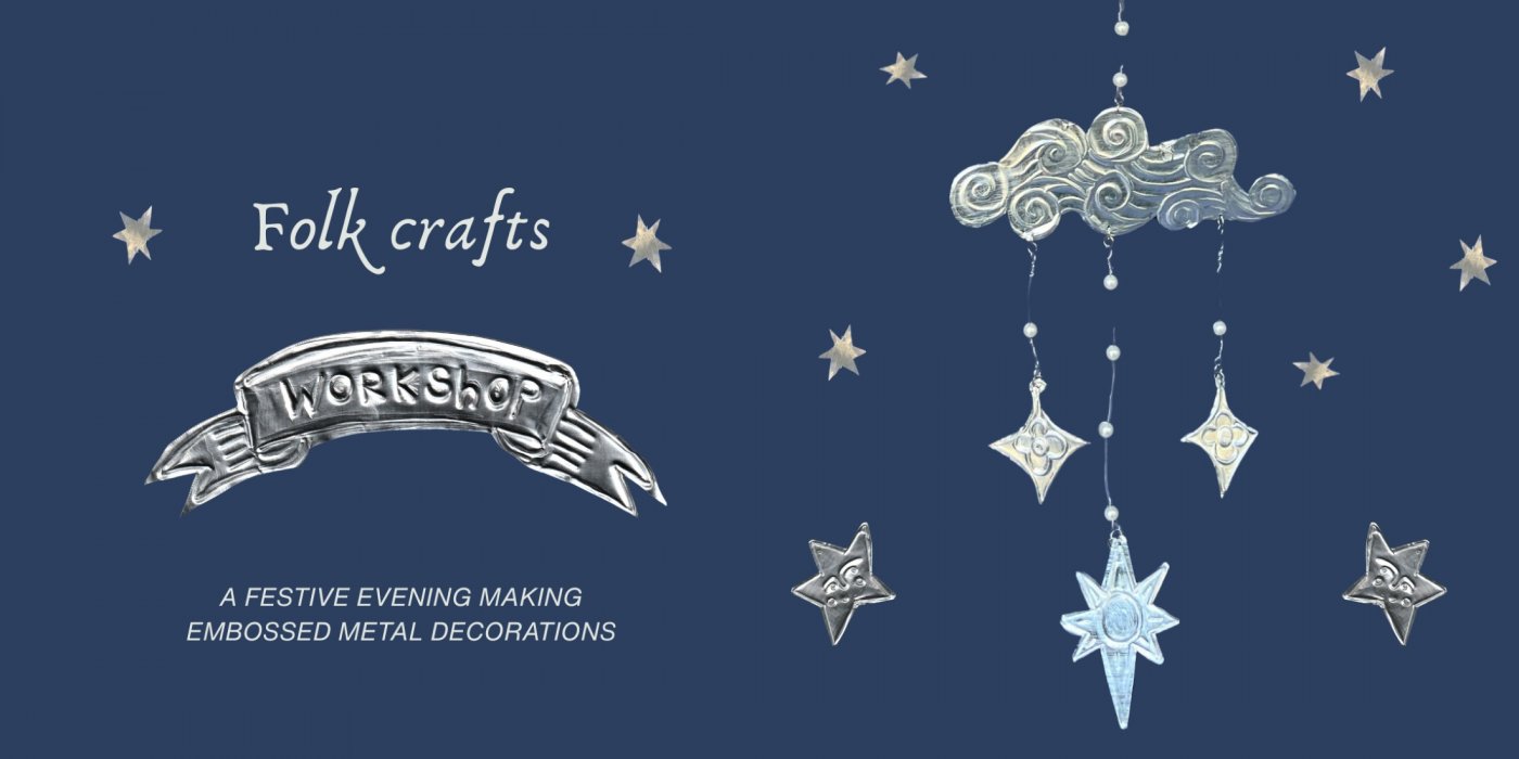 Festive Folk Crafts - Embossed Tin Decorations