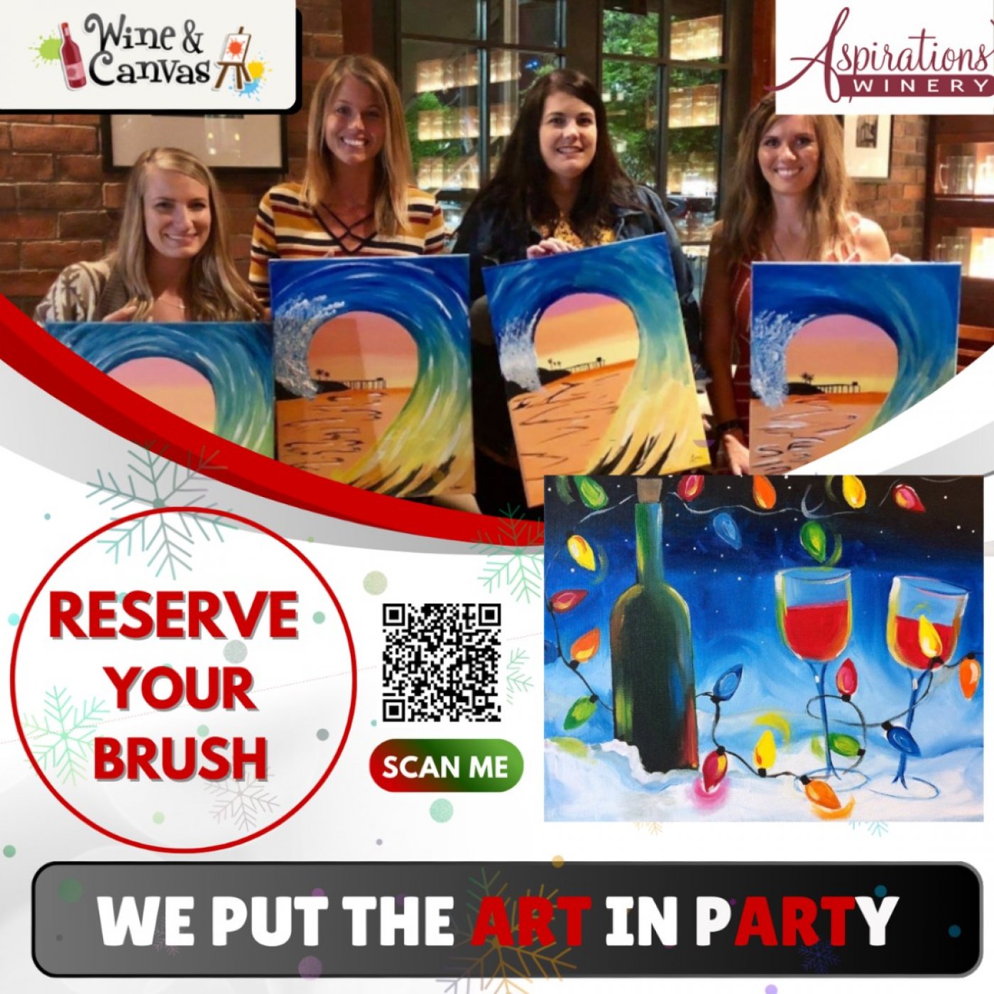 Paint and Sip at Aspirations winery