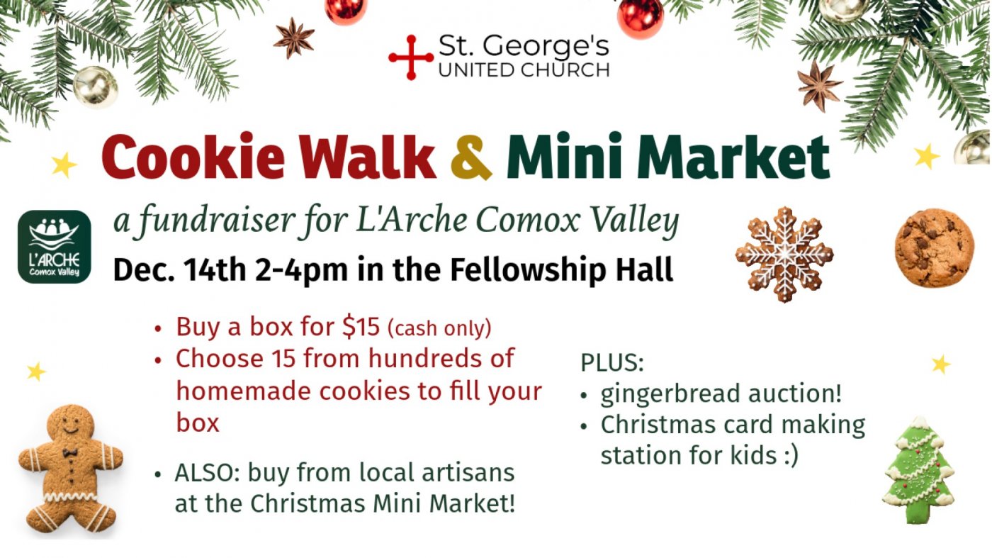 Cookie Walk Fundraiser for L'Arche