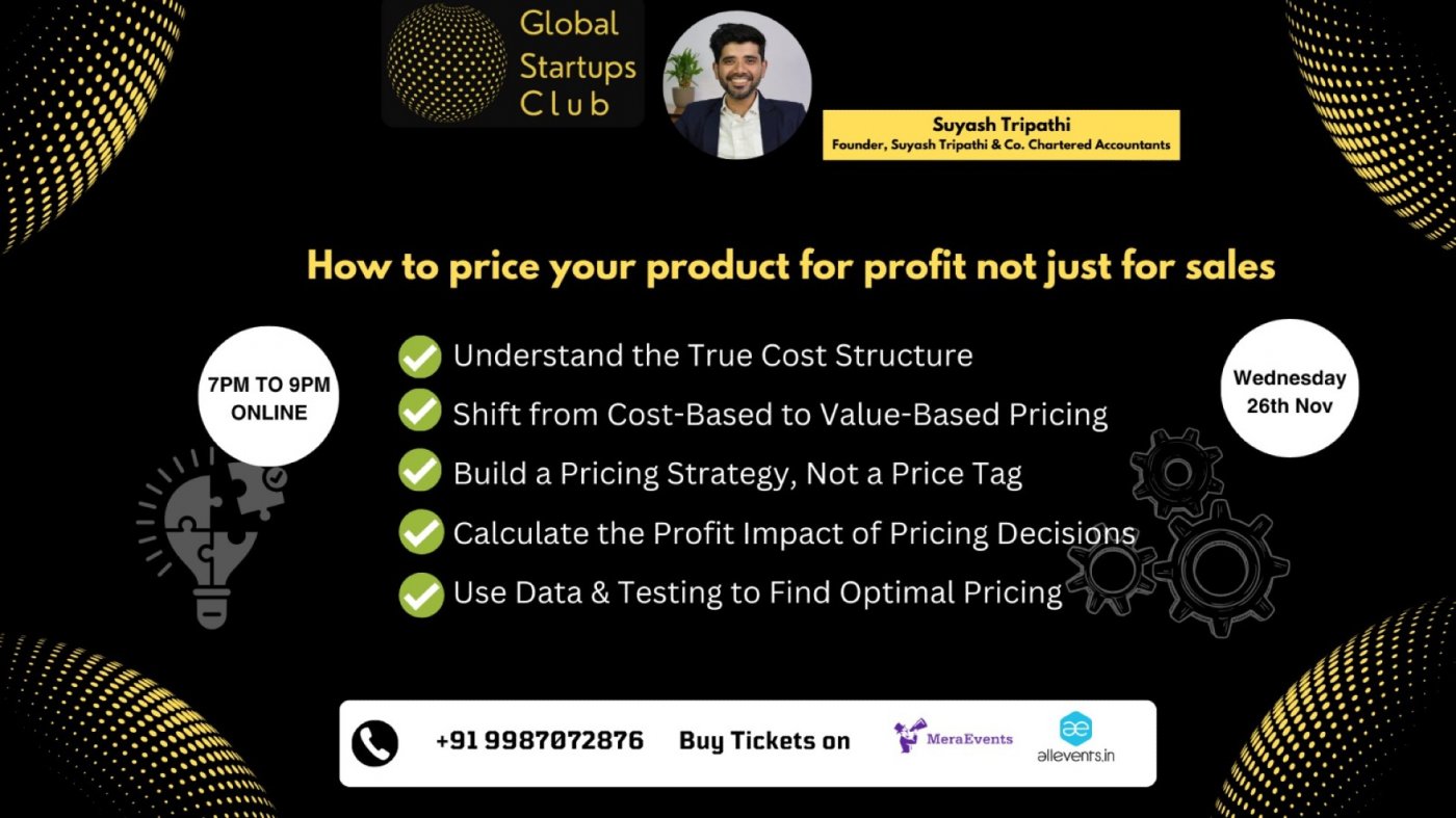 How to price your product for profit not just for sales