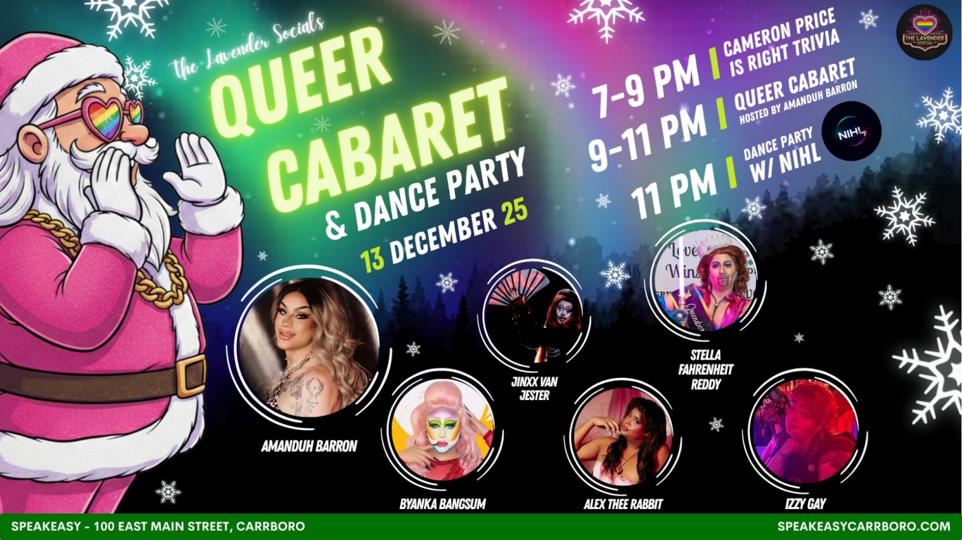\ud83d\udc9c The Lavender Social's Queer Cabaret & Dance Party! \ud83d\udc83\ud83d\udd7a