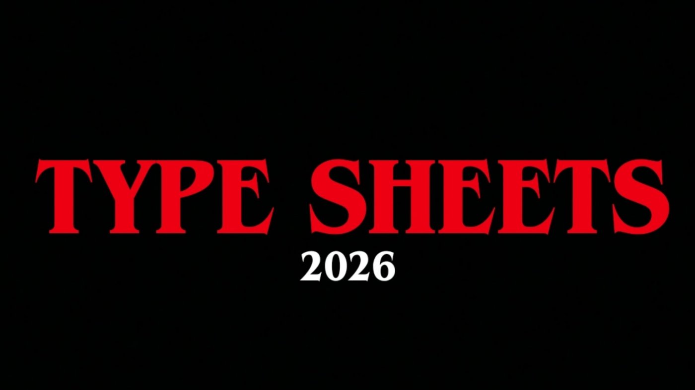 TYPE SHEETS ( Album Launch )