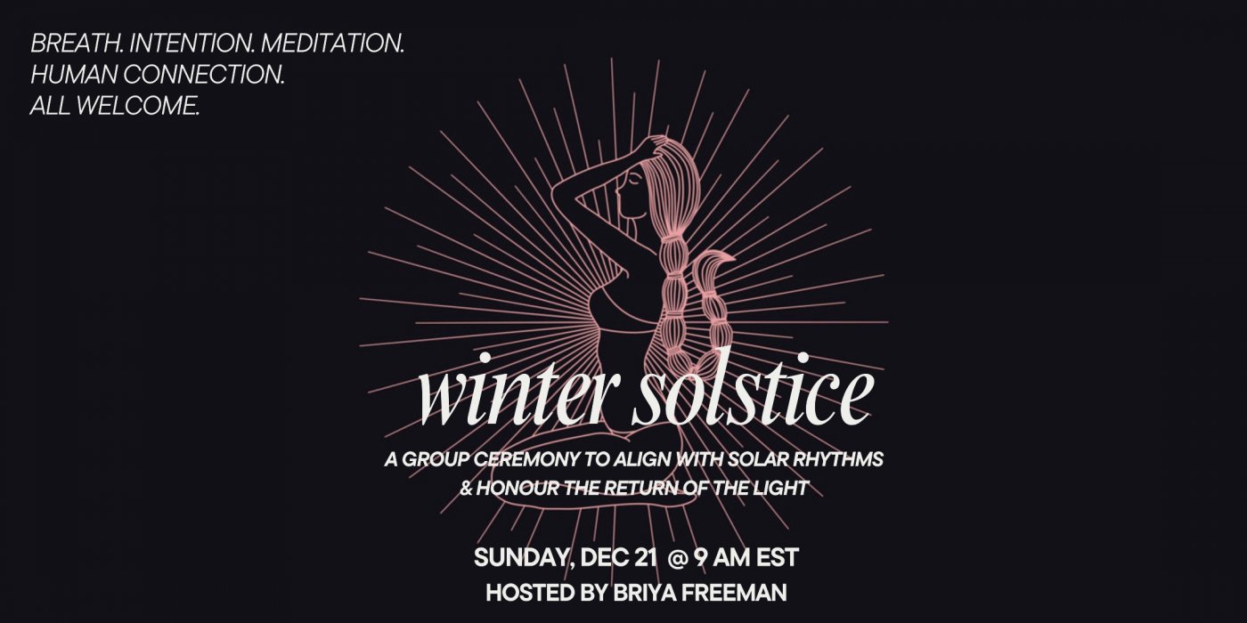 Winter Solstice Breathwork & Meditation Ceremony
